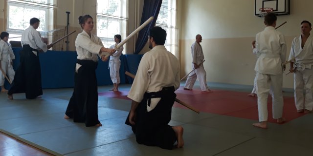 The first visit of Andrzej Bazylko sensei at the Cracow Aikido Club “Onshin”