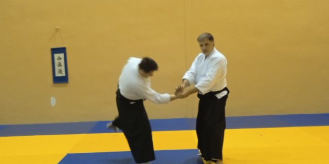 Sensei Andrzej Bazylko in Kielce Aikido Club JAF