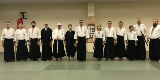 The seventh Kashima Shin Ryu kenjutsu seminar for advanced people